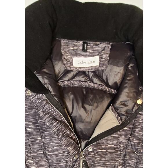 CALVIN KLEIN Coat Women's Medium Puffer Down Coat NO HOOD - Picture 12 of 14